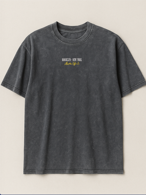 "Future & Past Myth" Oversized & Stone Washed T-shirt [Echo Edition]